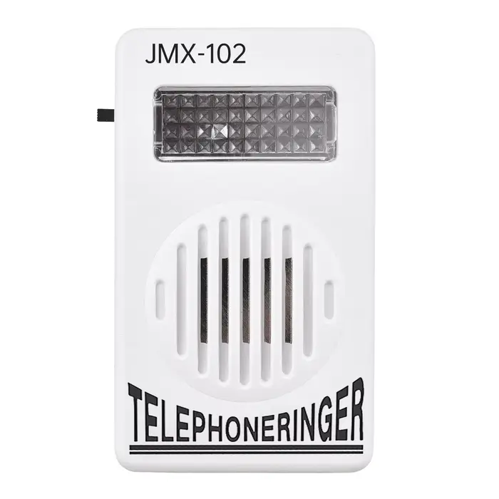 Sonde téléphonique Extra forte 70dB, amplificateur d'anneau de téléphone, aide à la sonnerie, lumièr