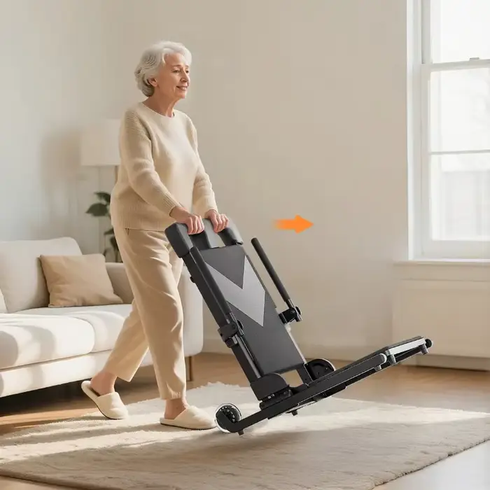 Fauteuil élévateur électrique portable pliable, dispositif de transfert au sol pour personnes âgées,