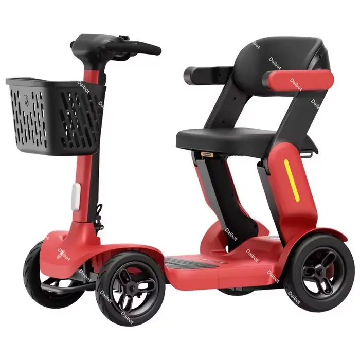 Scooter électrique pliant 36V 250W pour handicapés, Scooters de mobilité intelligents à 4 roues de 1