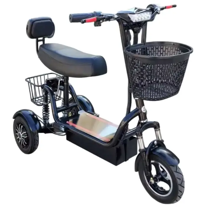 Scooter de mobilité pliable à double moteur pour les personnes âgées