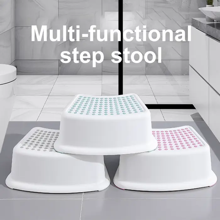 Tabouret de toilette robuste antidérapant 37x25x13cm