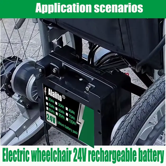 Batterie spéciale 24V pour fauteuil roulant électrique 20Ah-100Ah