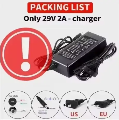 🔋 Batterie Li-ion rechargeable de haute qualité 24V 100Ah pour fauteuil roulant électrique, scooter,
