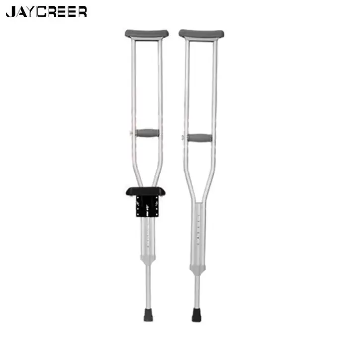 Béquilles Aisselles Avec Attelle Genou, SilvertCreer