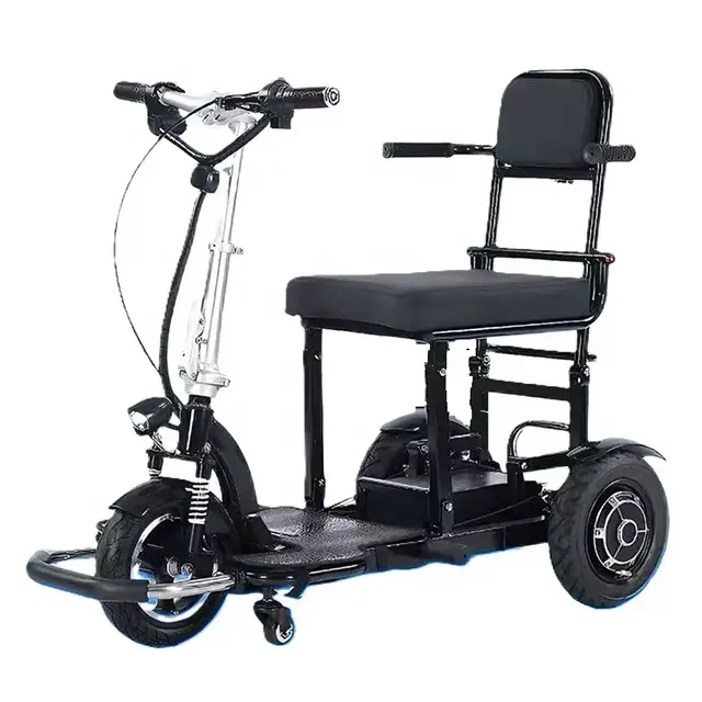 Scooter électrique pliable tout-terrain léger et portable (adapté aux personnes âgées)