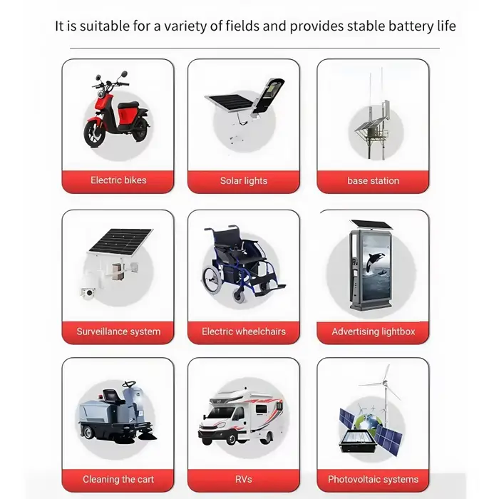 Batterie de moto 12.8V 7Ah 9Ah LiFePO4