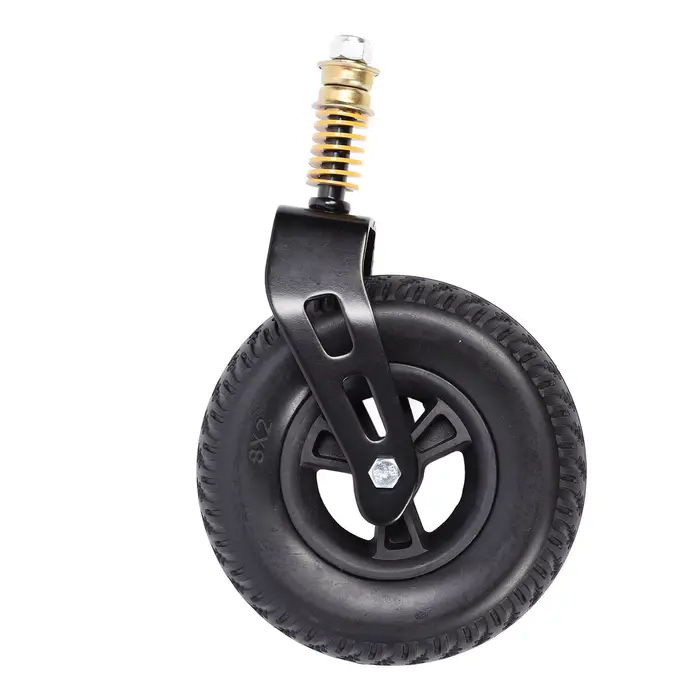 Roue avant de fauteuil roulant de 8 pouces, utilisation plus fluide, roulette avant universelle soli