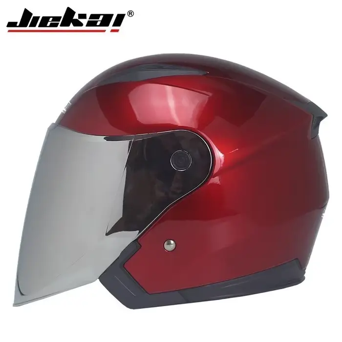 JEIKAI – Casque de moto avec double objectif, unisexe, véritable, pour scooter