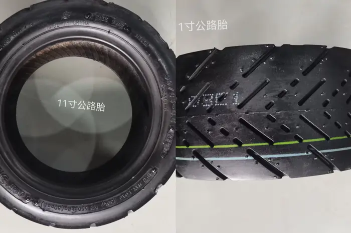 Pièces de pneu Tubeless pour Scooter électrique, pneu de route de 11 pouces pour roue à moteur, pneu