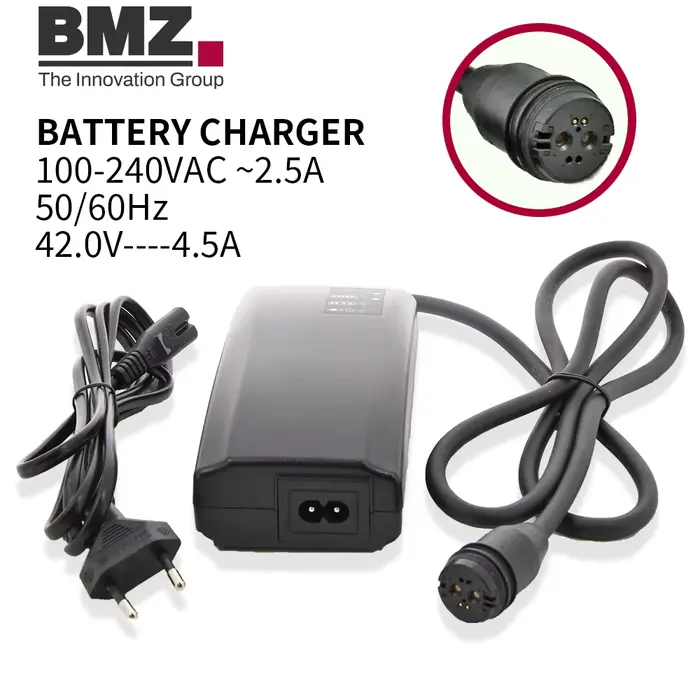 Chargeur Lithium-ion 42.0V 4,5a, pièces de Scooter/vélo, adapté au chargeur Li-ion BMZ BSC42004500, 
