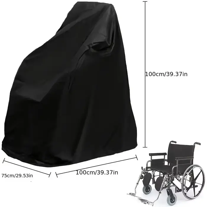 Housse pour fauteuil roulant électrique 210D – Mobilité sans effort avec un design avant tendance – 