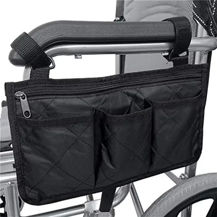 Accoudoir de fauteuil roulant Sac De Rangement Étanche