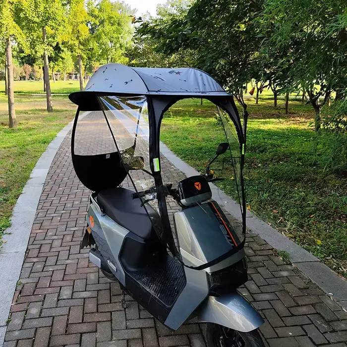 Parapluie détachable pour trottinette électrique 2026 - Auvent toutes saisons
