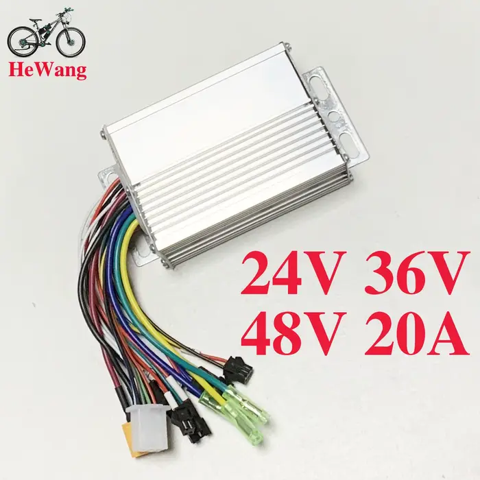 Contrôleur de moteur sans balais pour scooter électrique 24V 36V 48V 20a, onde sinusoïdale à trois m