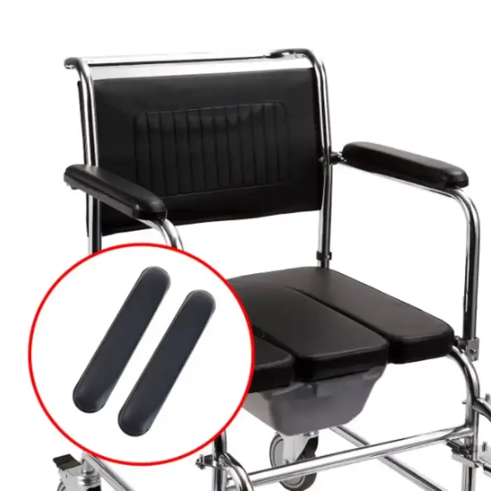 1 paire d'accoudoir universel pour fauteuil roulant avec coussinet à vis